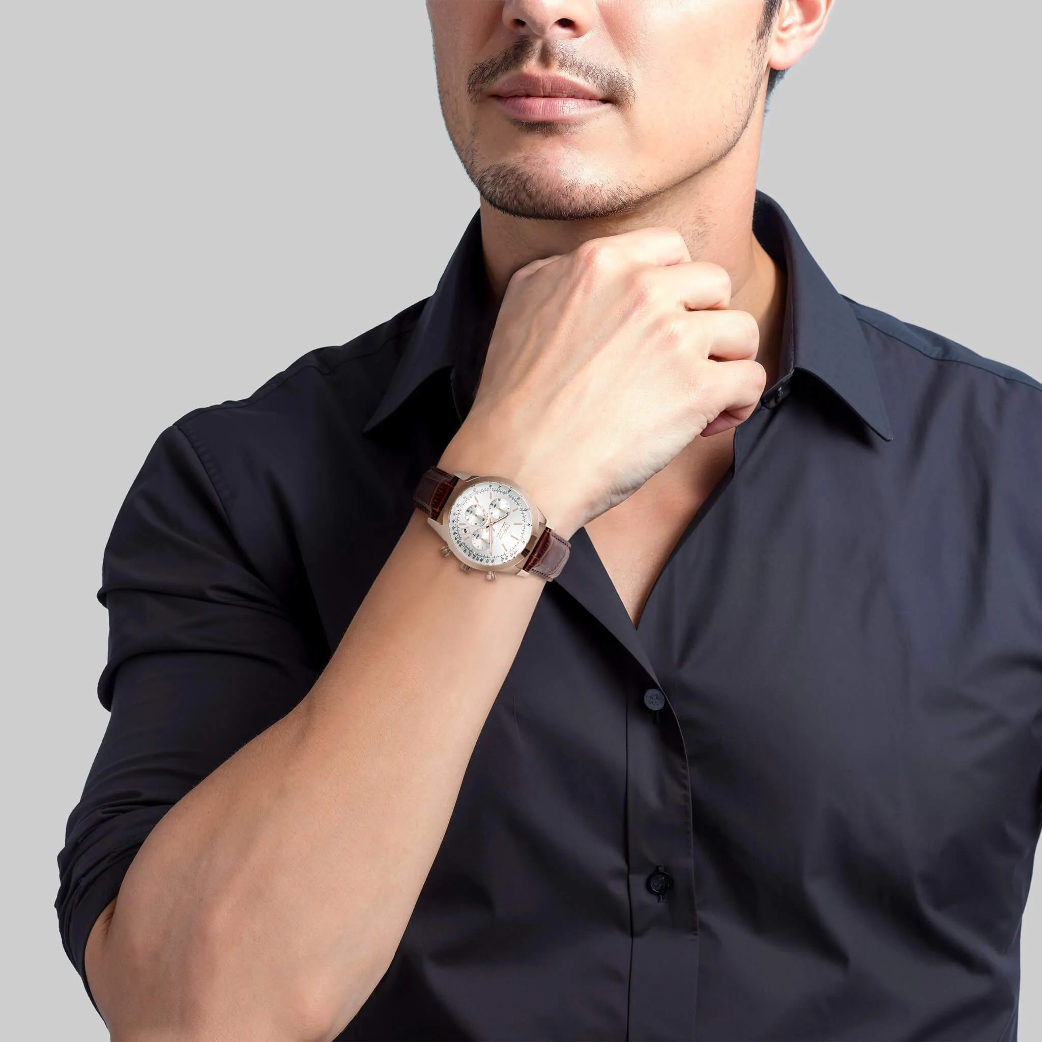 Ambassador Men's Brown Watch