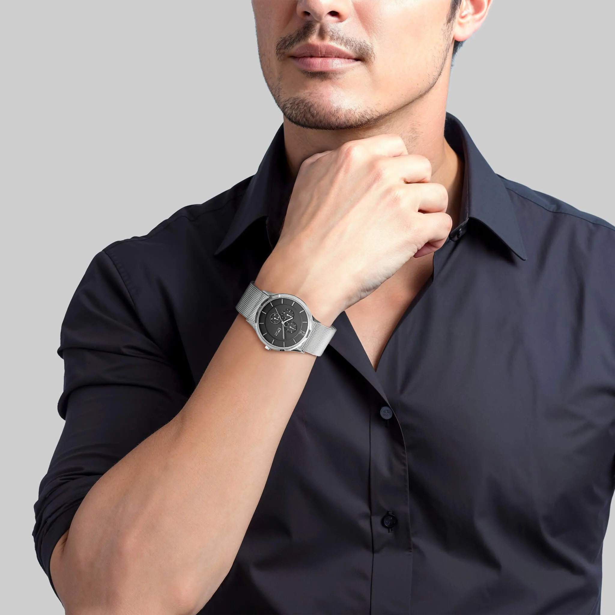 Apex Black Dial Watch