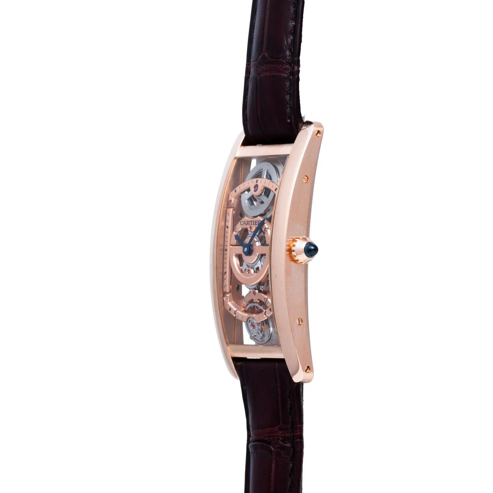 Cartier Tank Cintreé Skeleton
