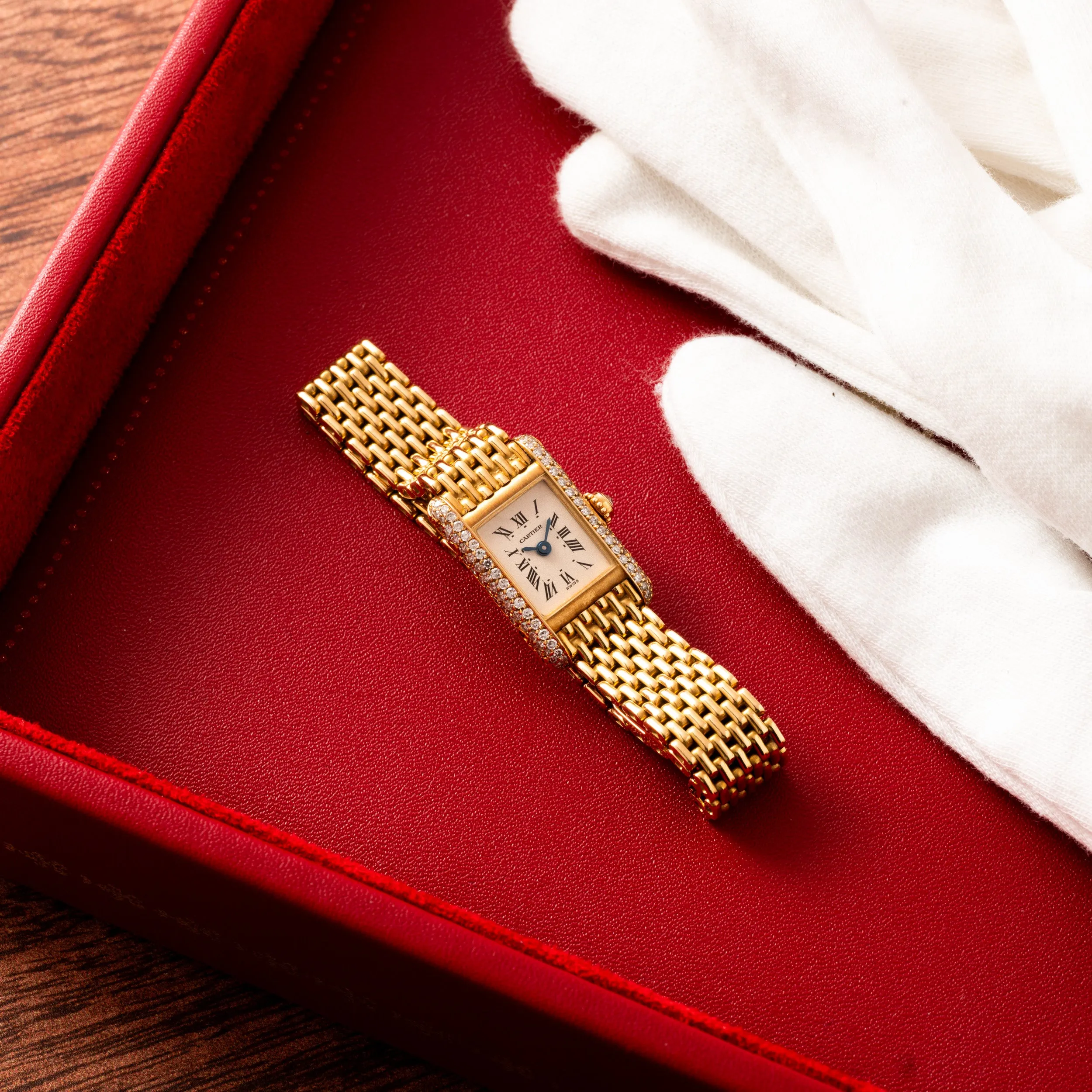 Cartier Tank Louis Mini Diamonds