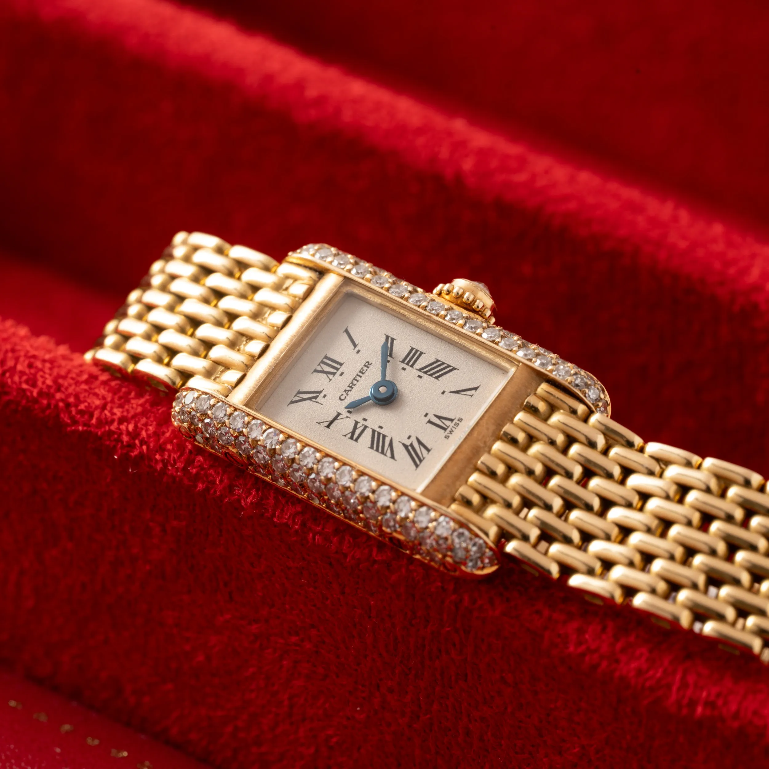 Cartier Tank Louis Mini Diamonds