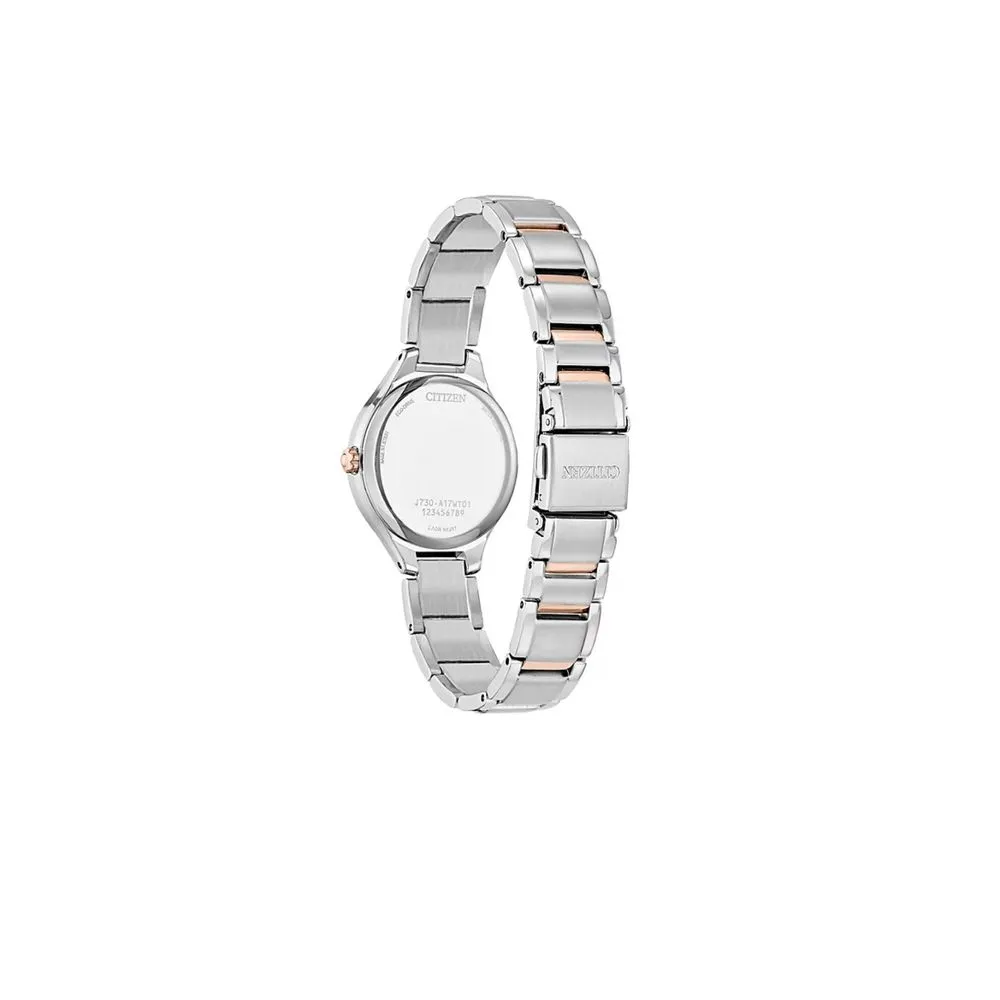 Citizen FE2106-54A Ladies Eco Drive Dress Classic 29mm Watch Silver Tone