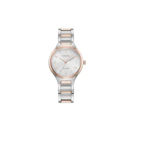 Citizen FE2106-54A Ladies Eco Drive Dress Classic 29mm Watch Silver Tone