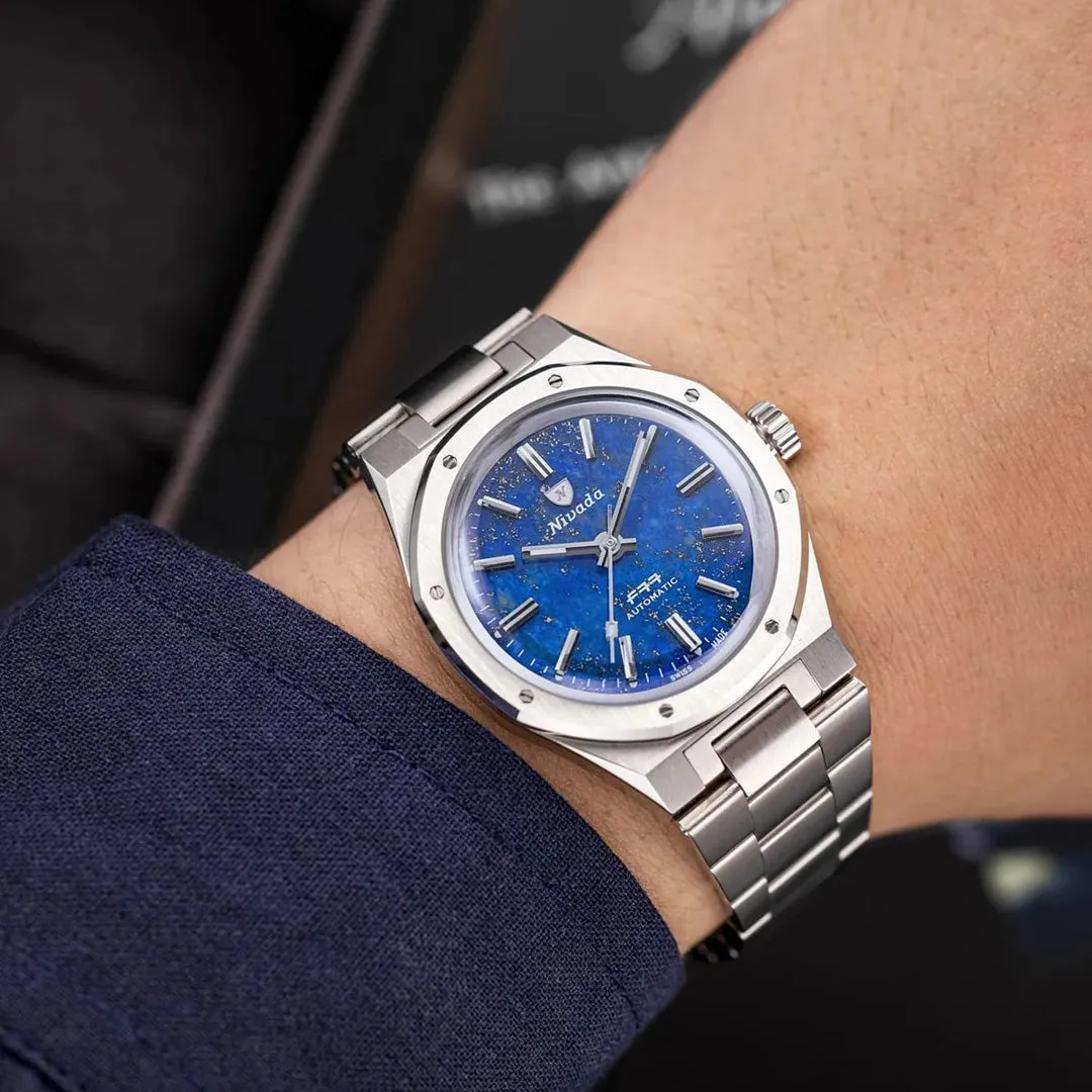 F77 - Stainless Steel Lapis Lazuli