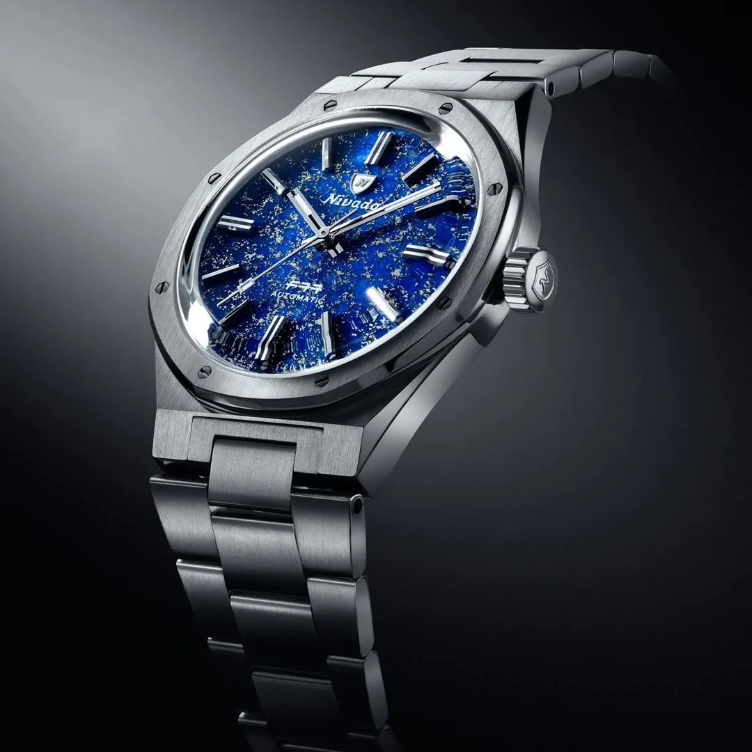 F77 - Stainless Steel Lapis Lazuli