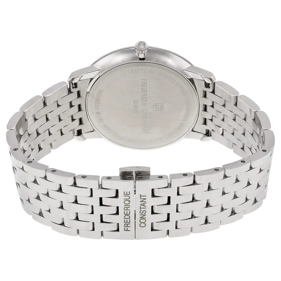 Frederique Constant Slimline Silver Dial Men's Watch FC-220S5S6B