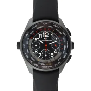 Girard Perregaux WW.TC Oro Negro Black Dial Chronograph Titanium Black Rubber Men's Watch 49820-32-650-FK6A