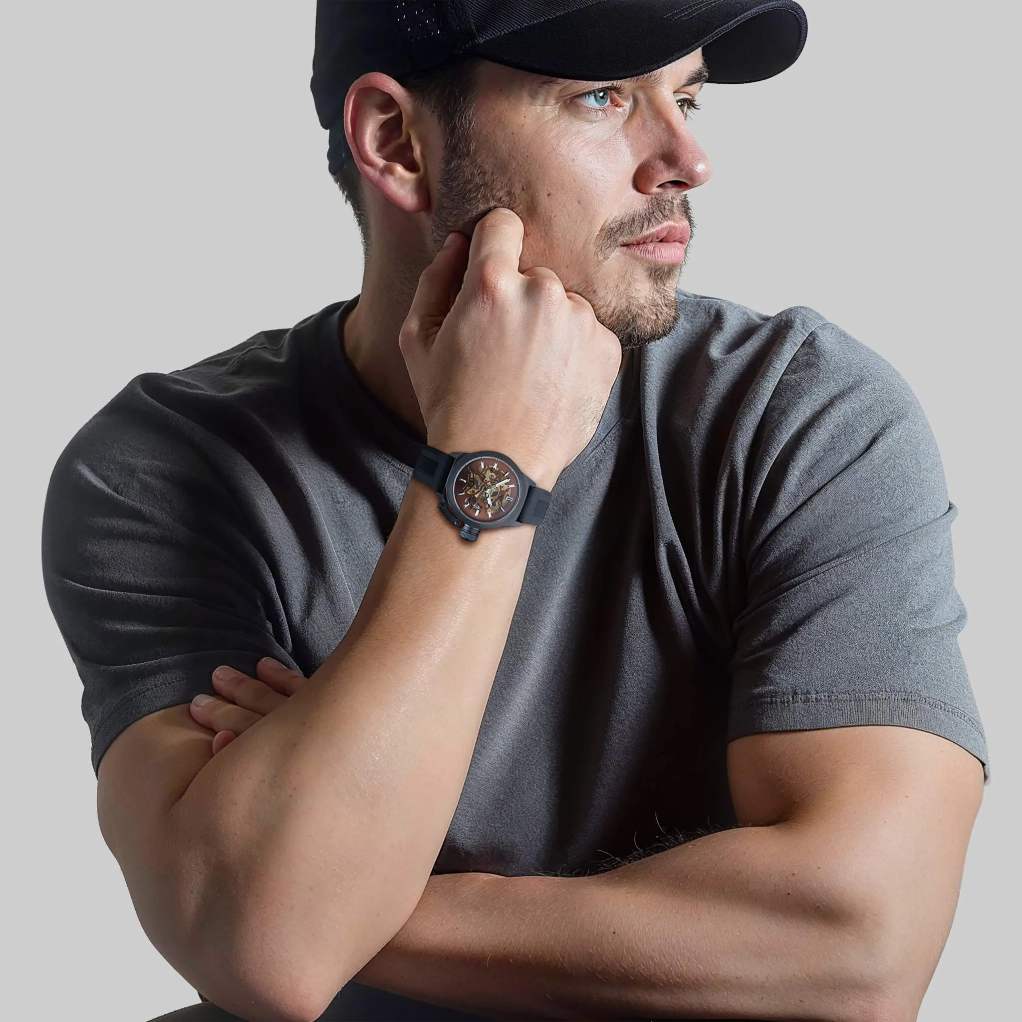 Jet Automatic Desert Brown Watch