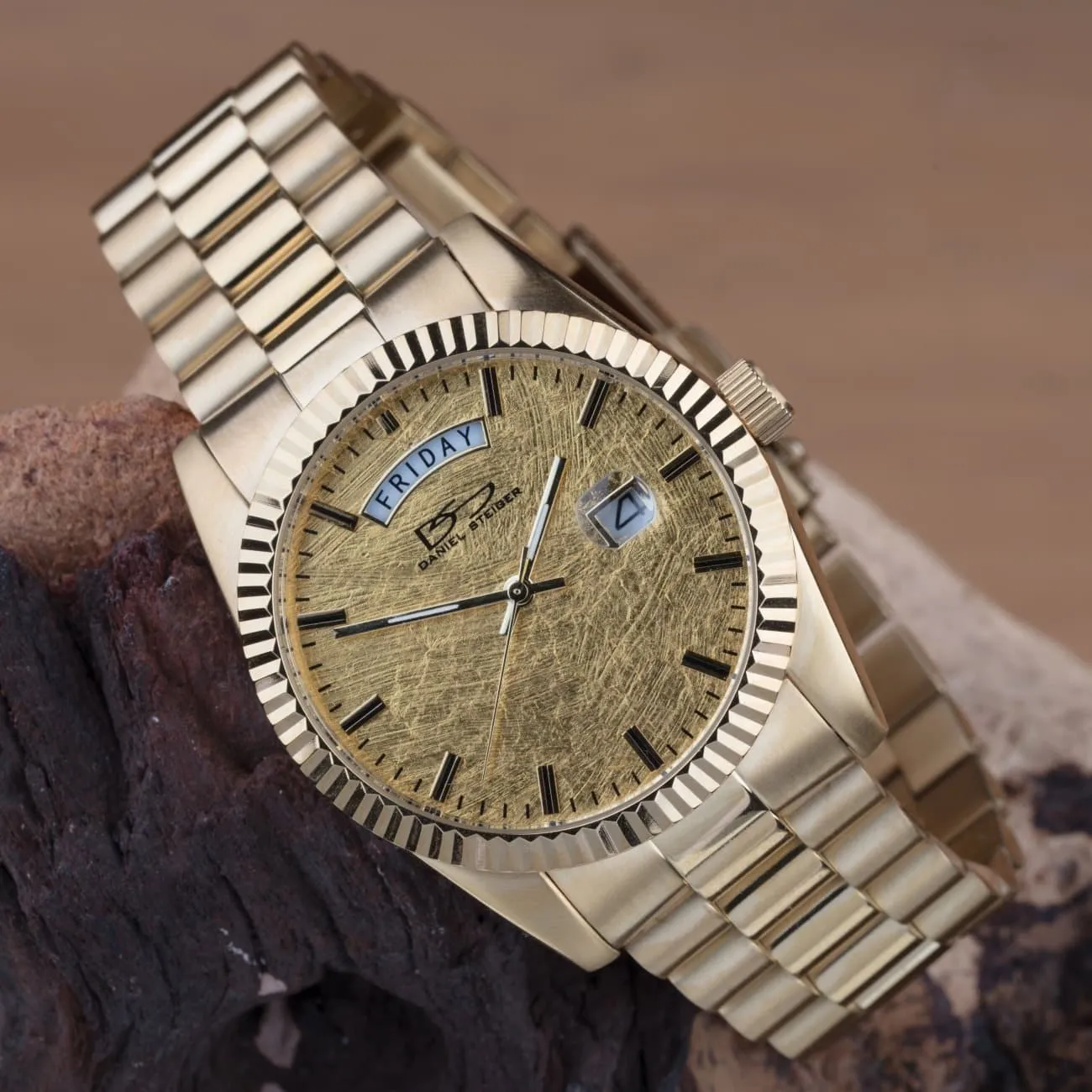 Limited Edition 24K Gold Leaf Men's Watch