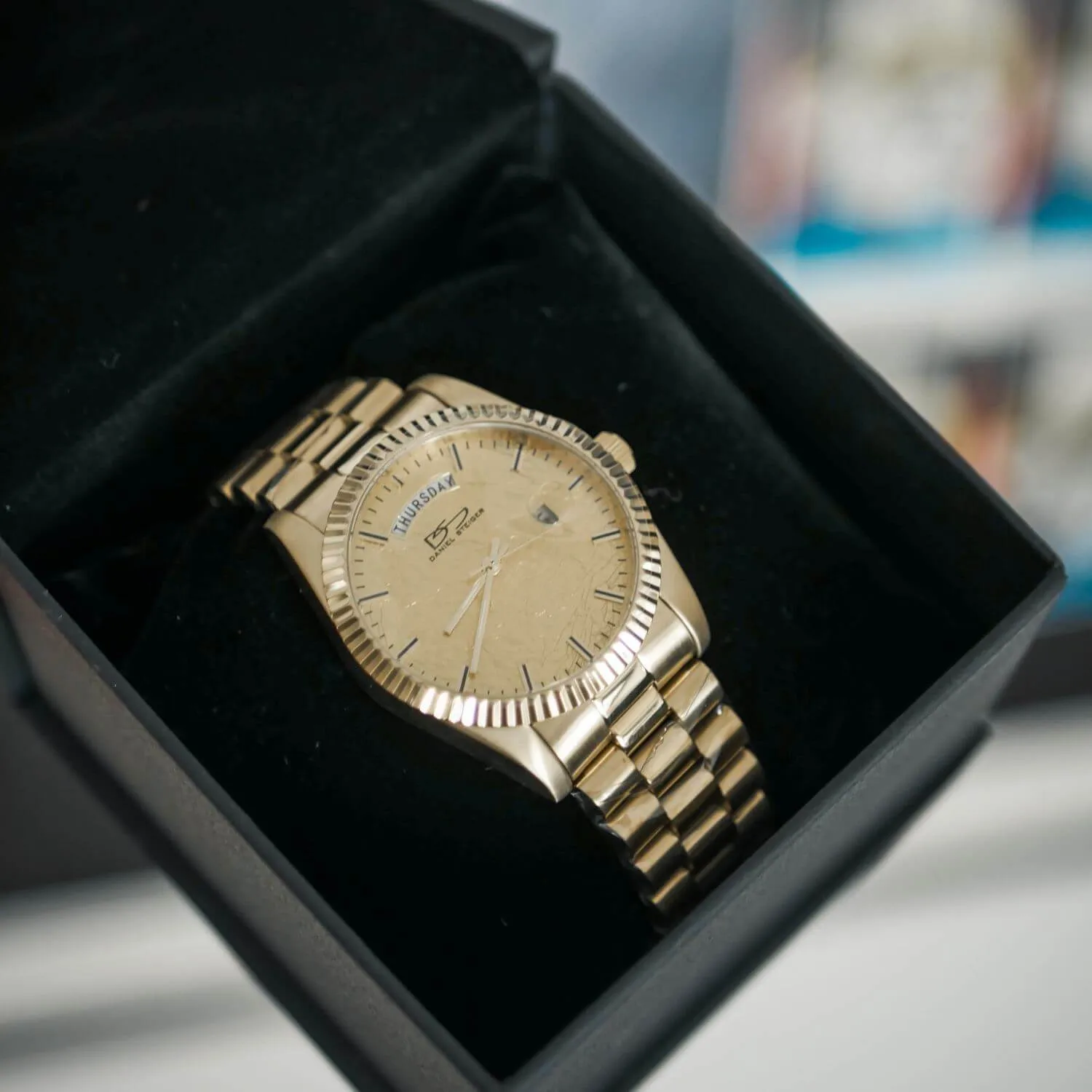 Limited Edition 24K Gold Leaf Men's Watch