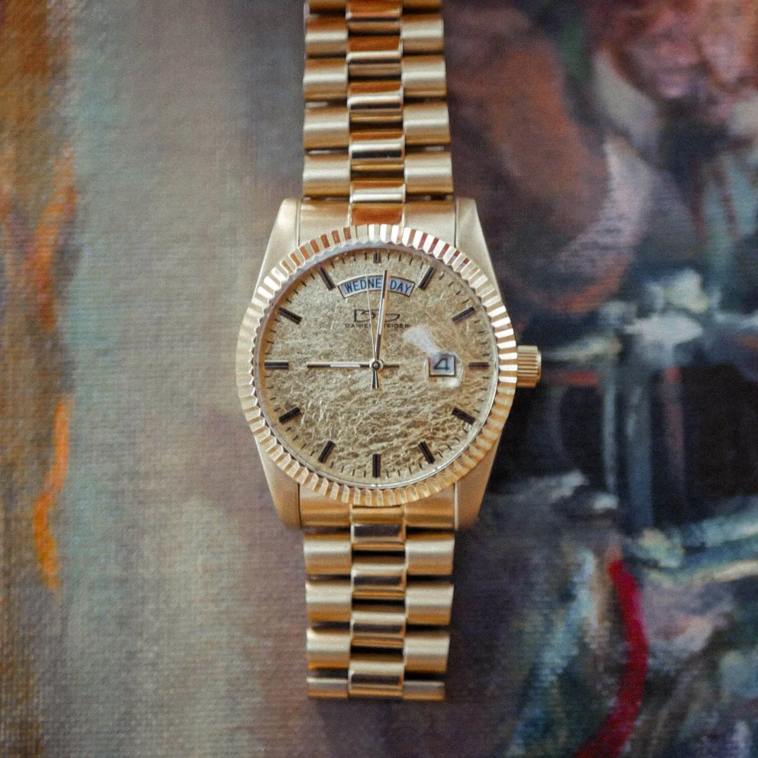 Limited Edition 24K Gold Leaf Men's Watch