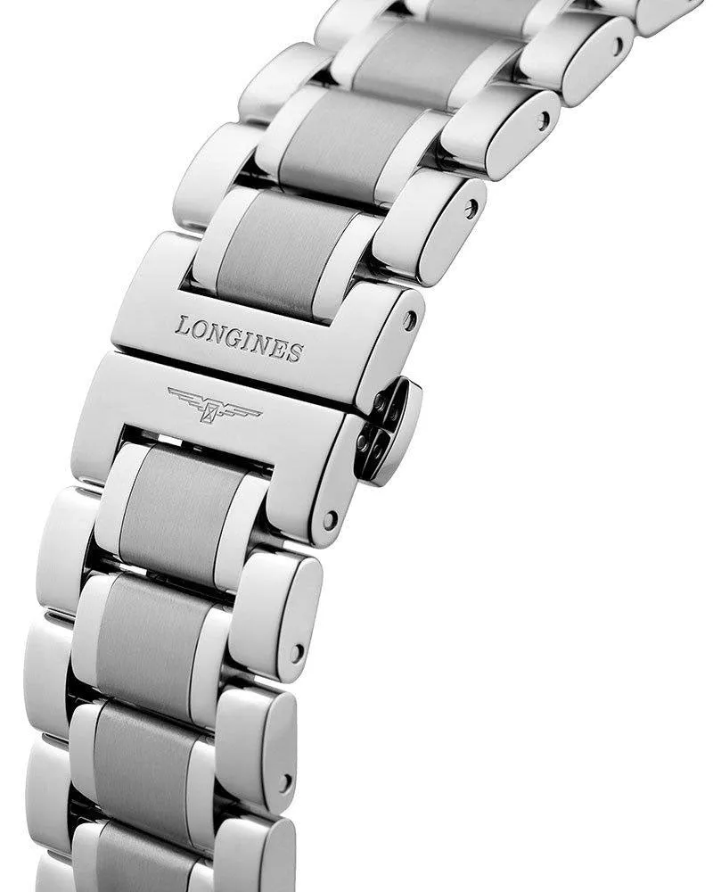 Longines Master Collection Automatic Chronograph Stainless Steel Black Dial Date Mens Watch L2.859.4.51.6