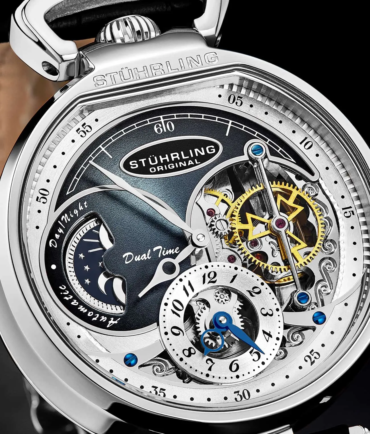 Modena Dual Time Automatic 4033 46mm Skeleton