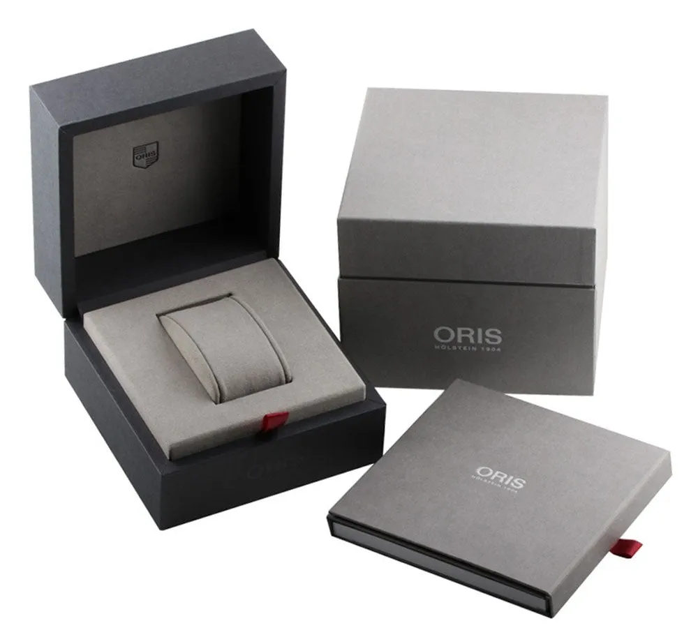 Oris Big Crown ProPilot Automatic Stainless Steel Black Dial Green Textile Strap Day/Date Mens Watch 752 7760 4164-07 3 22 02LC