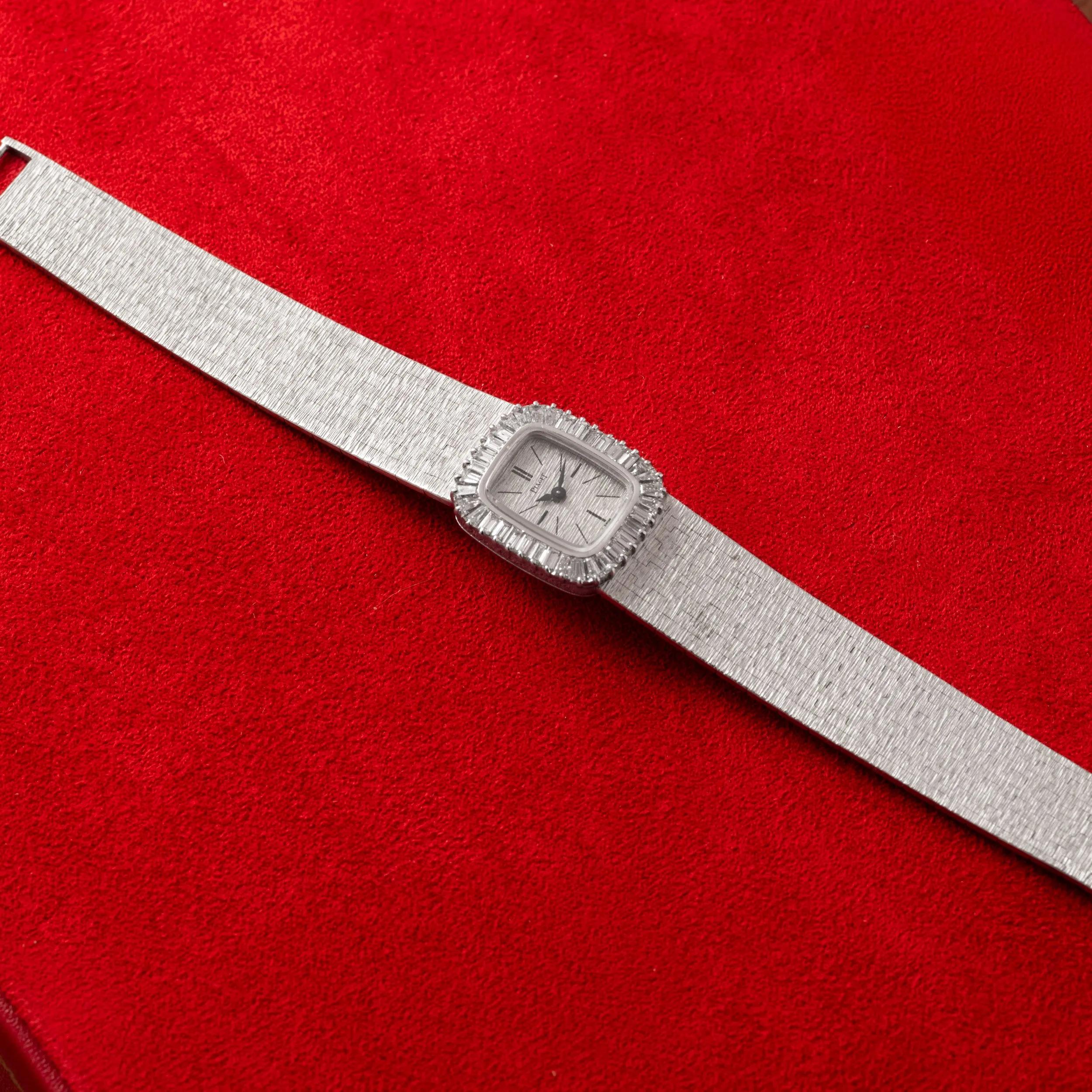 Piaget White Gold 'Bark Diamond' Dress Watch
