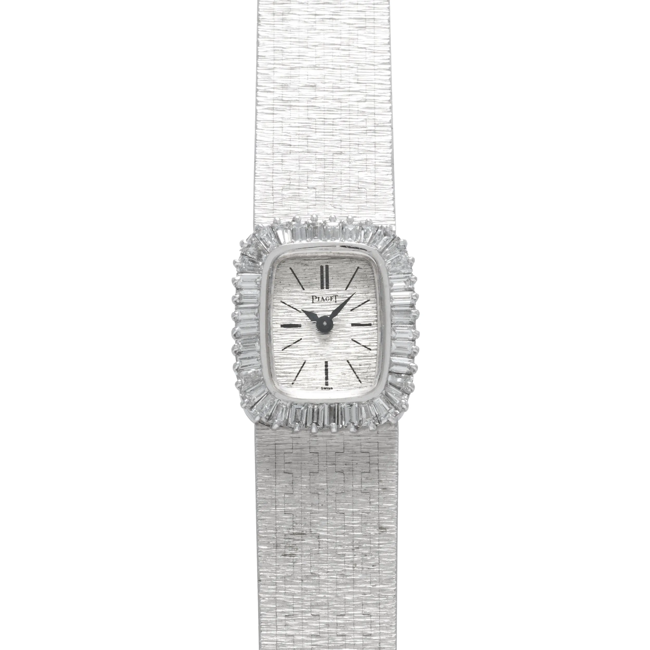 Piaget White Gold 'Bark Diamond' Dress Watch