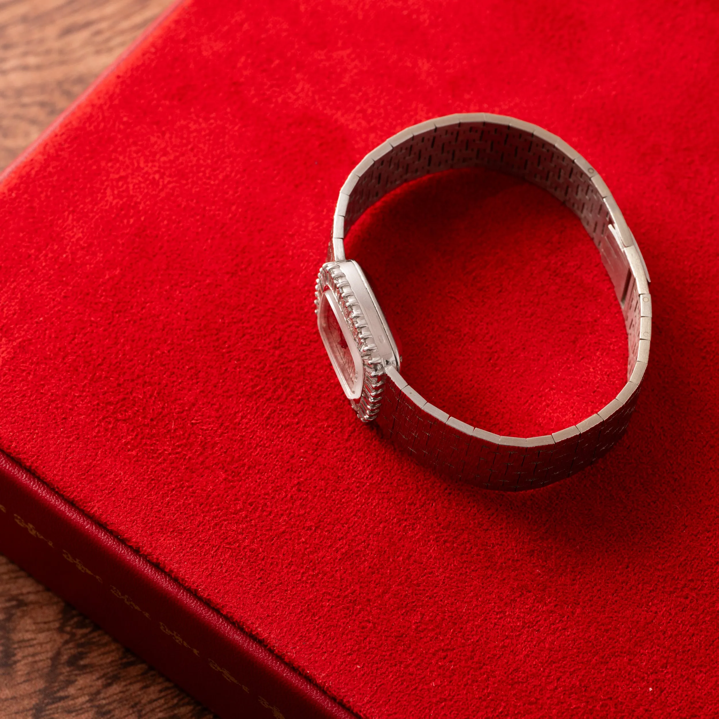 Piaget White Gold 'Bark Diamond' Dress Watch