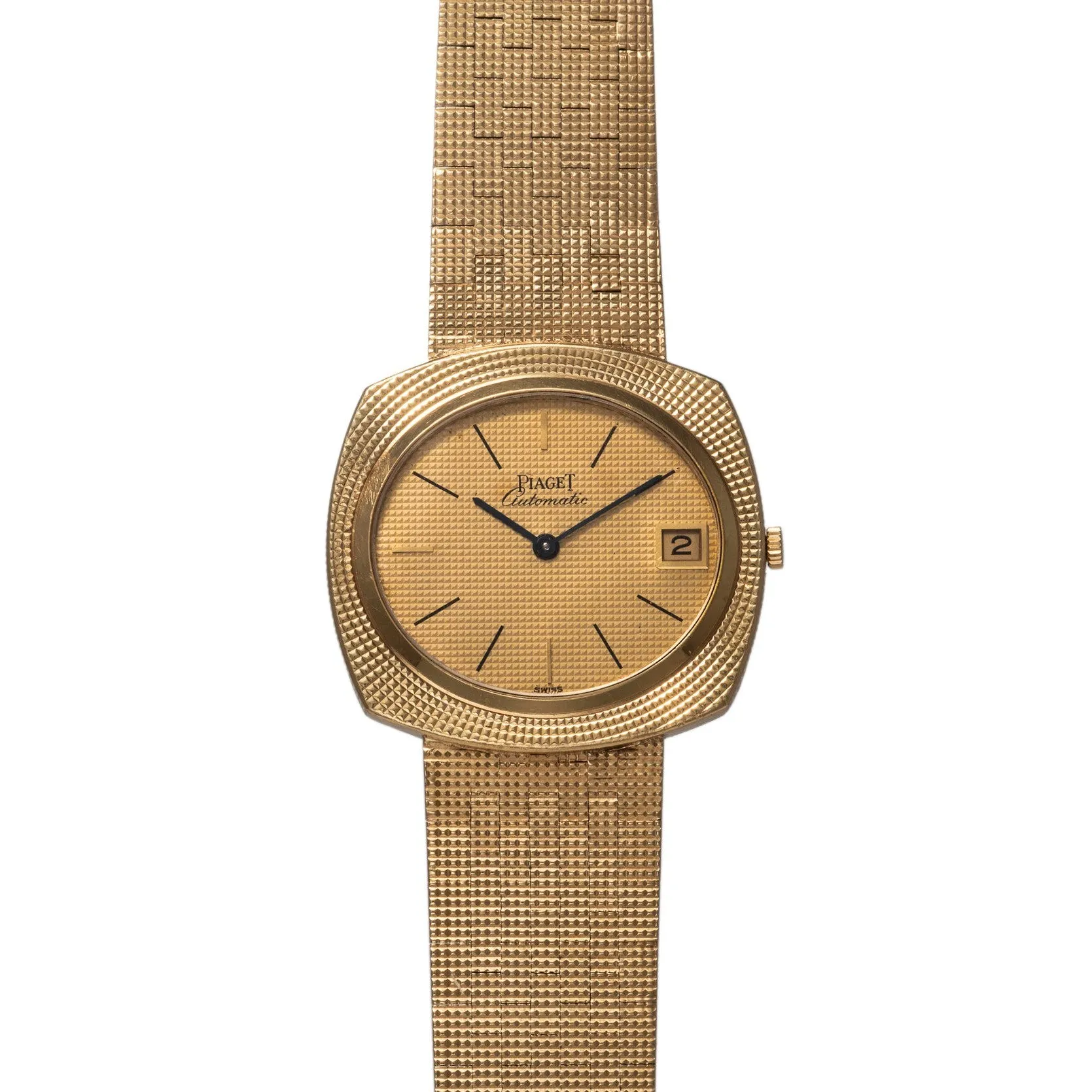 Piaget Yellow Gold 'Hobnail' Dress Watch