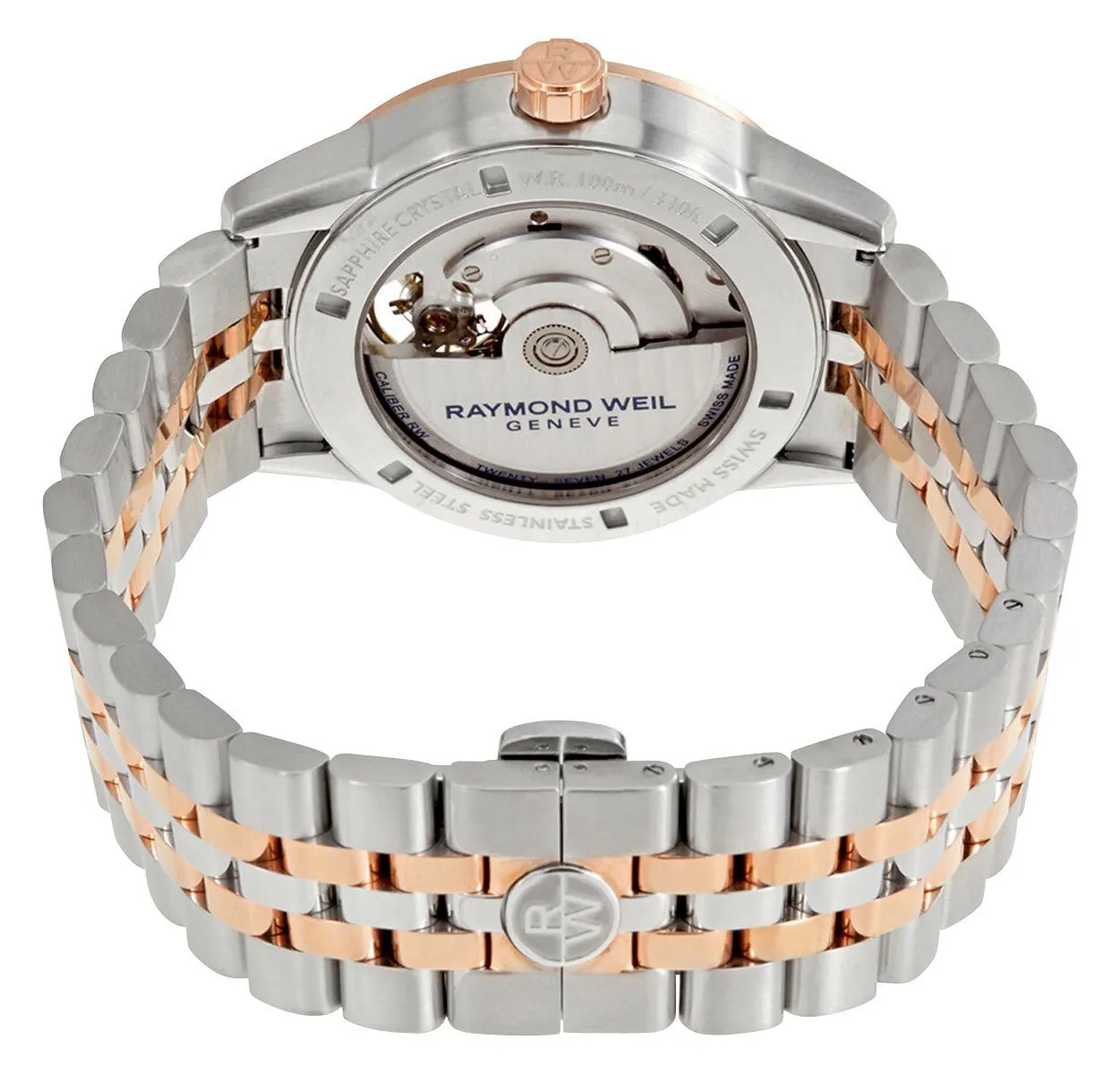 Raymond Weil Freelancer Automatic Two-Tone Stainless Steel Black Dial Mens Watch 2780-SP5-20001