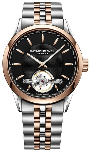 Raymond Weil Freelancer Automatic Two-Tone Stainless Steel Black Dial Mens Watch 2780-SP5-20001