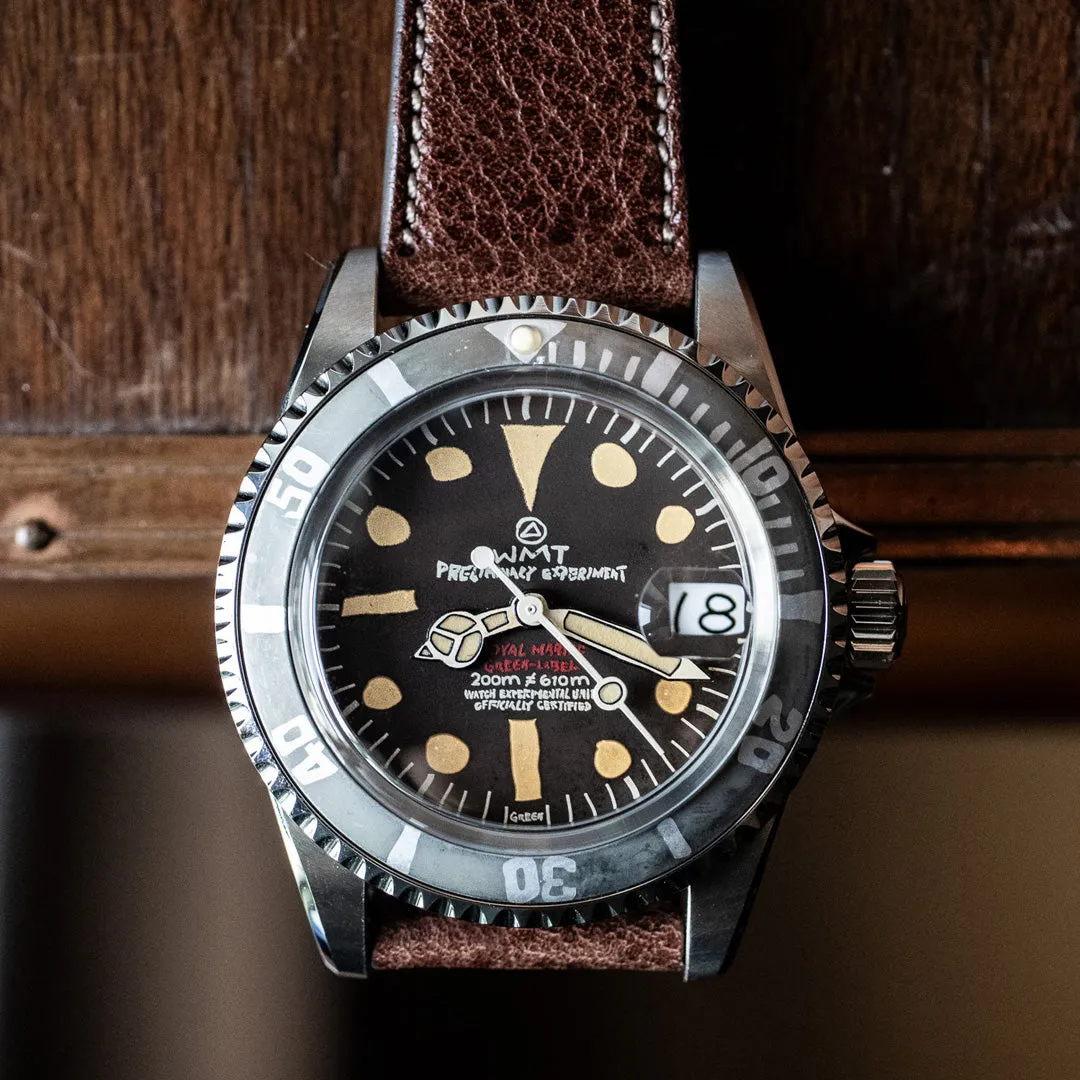 RM0060C - Metal Bracelet   Leather Strap Set