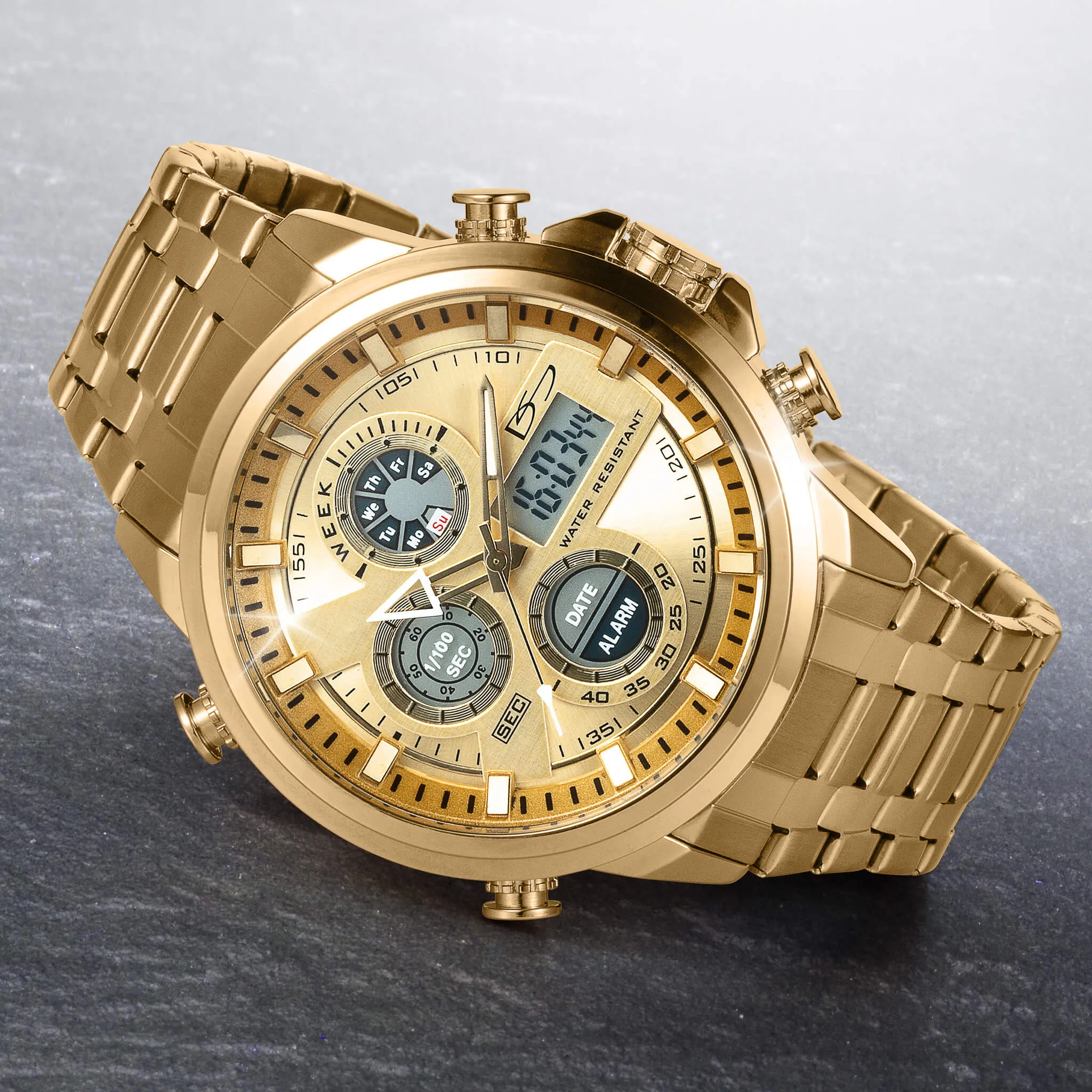 Techmaster Gold Men's Watch