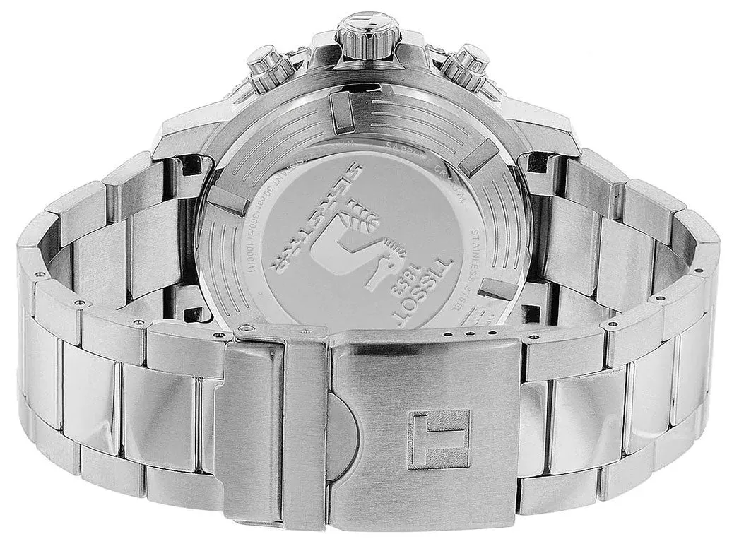 Tissot T-Sport Seastar 1000 Chronograph Stainless Steel Blue Dial Date Divers Quartz Mens Watch T120.417.11.041.01