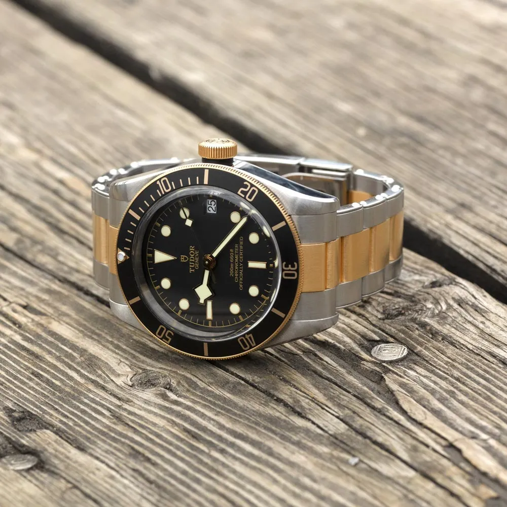 TUDOR Black Bay S&G 41mm Black Dial Steel & Gold Gents Watch M79733N-0008