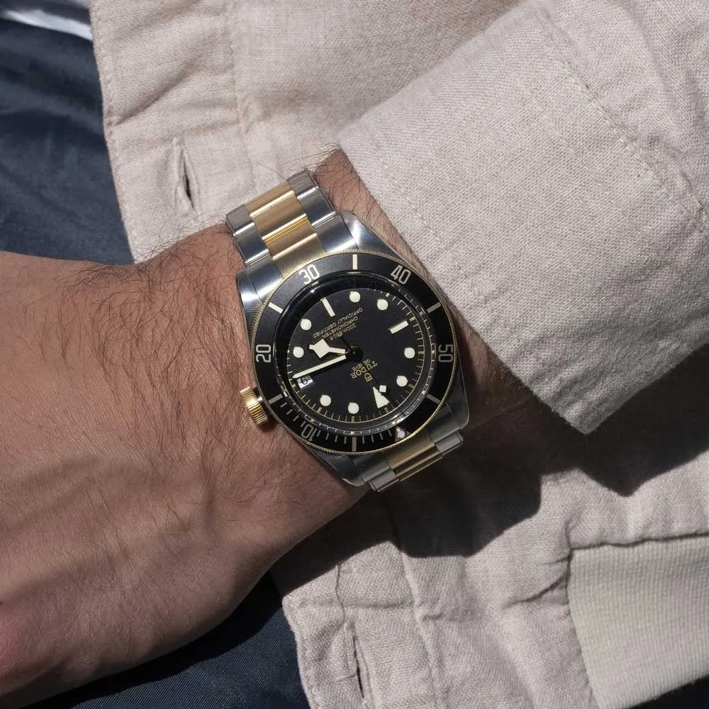 TUDOR Black Bay S&G 41mm Black Dial Steel & Gold Gents Watch M79733N-0008
