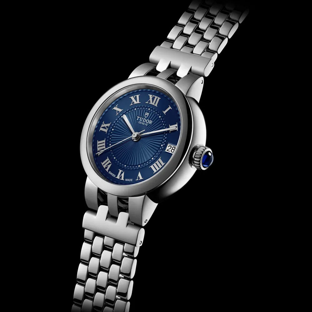 TUDOR Clair de Rose 26mm Blue Dial Ladies Watch M35200-0009